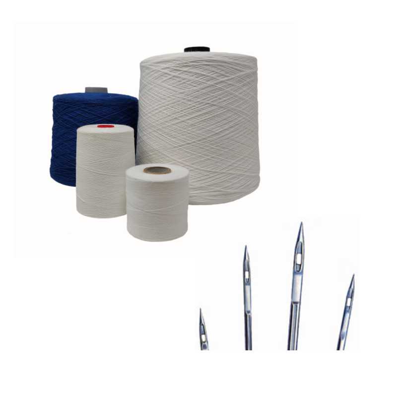 Polyester yarns for sewing portable machine and sewing lines